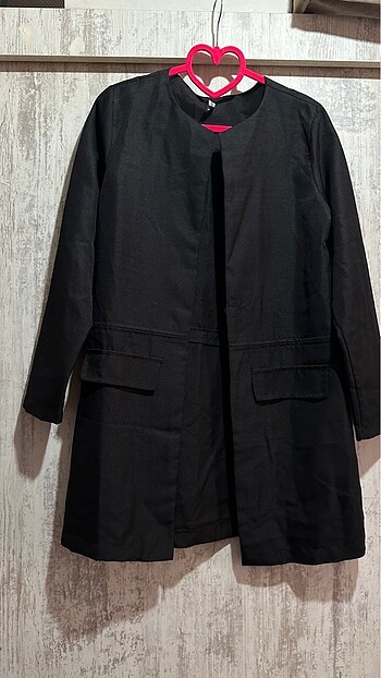 Siyah ince klasik ceket