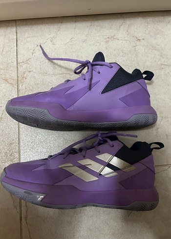 39 Beden mor Renk Mor Velcro Detaylı, cross em up selec Basketbol Ayakkabısı adida