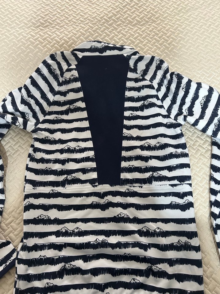 Desenli, Fermuarlı, Yüksek Yakalı kayak icligi - Görsel 3