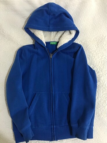 benetton sweatshirt fermuarlı kapüşonlu