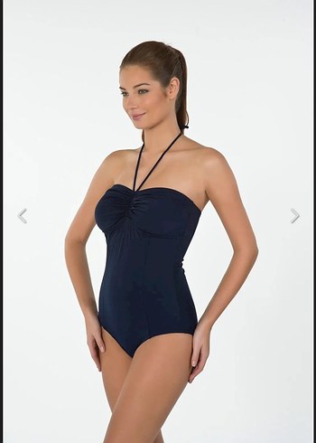 Lacivert Strappy Kadın Mayo - Görsel 3