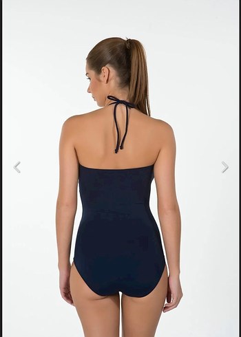 Lacivert Strappy Kadın Mayo - Görsel 2