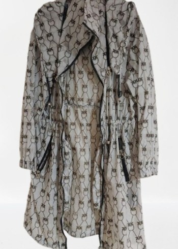 Kapüşonlu Kemerli Kadın Yağmurluk - Görsel 8