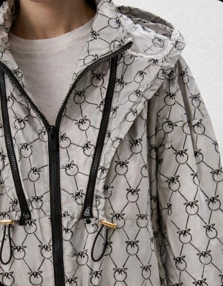 Kapüşonlu Kemerli Kadın Yağmurluk - Görsel 3