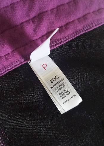 Mor Gotik Glamour Büstiyer Sütyen 80 C - Görsel 4