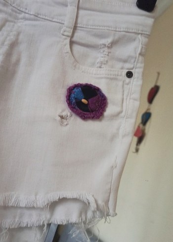 Beymen club denim şort 36 uyumlu - Görsel 6