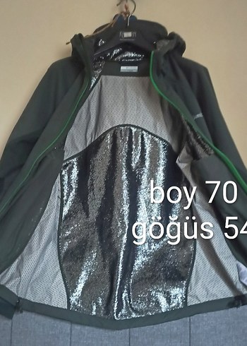 Columbia Gri Kapüşonlu Fermuarlı Erkek Ceket - Görsel 10