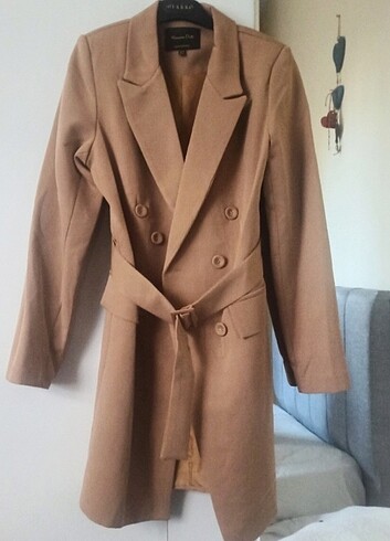 Massimo dutti kruvaze uzun blazer ceket