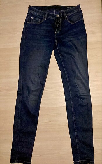 38 Beden lacivert Renk Guess Annette Skinny Mid Raise Jean