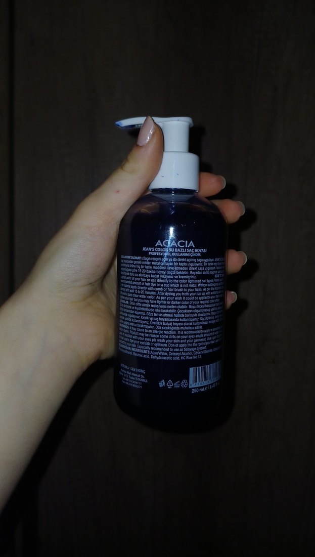 Agacia Mavi Saç Boyası 250 ml - Görsel 2