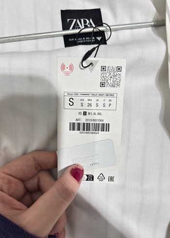 Düğmeli Çizgili Kadın gömlek - Görsel 5