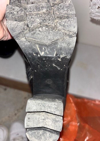 Siyah Platform Topuklu Kadın Bot - Görsel 2