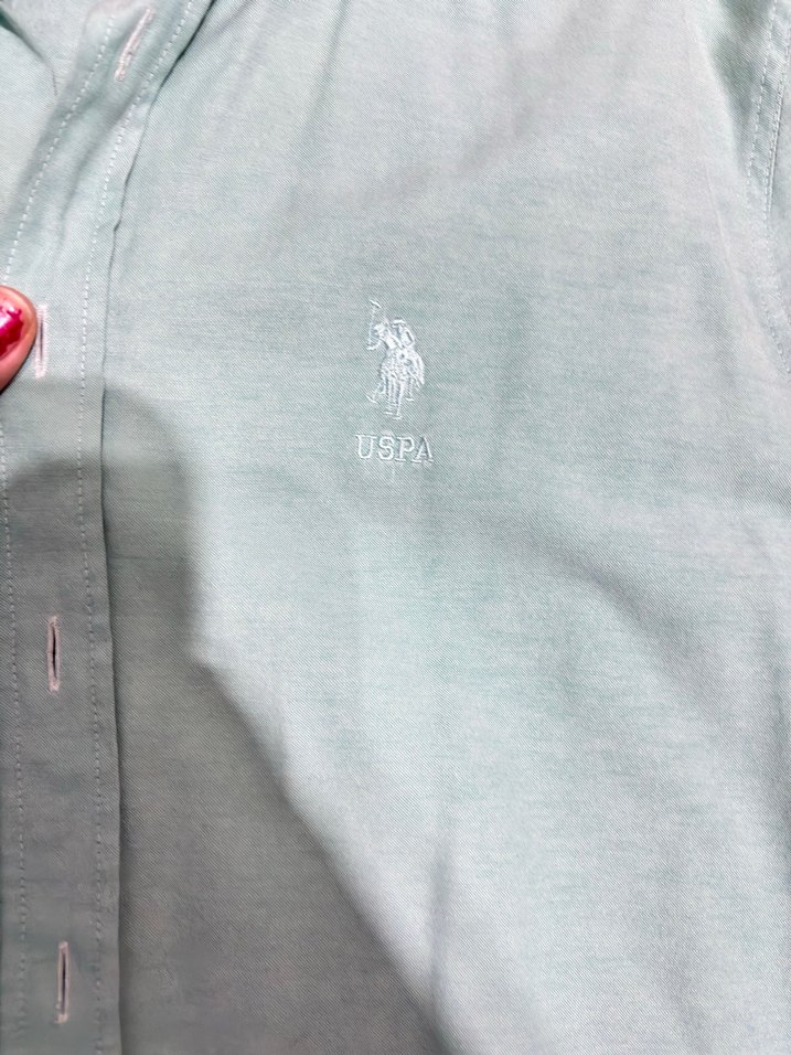 Erkek Gömlek, Uzun Kollu, Düğmeli - Görsel 4