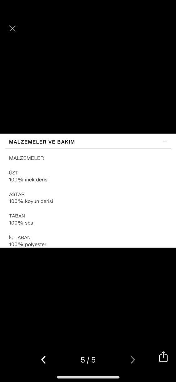 Zara deri parmak arası sandalet - Görsel 4