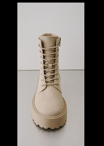 Bej kadın postal asker bot - Görsel 4