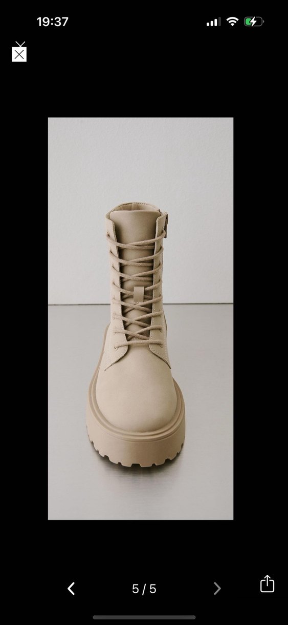 Bej kadın postal asker bot - Görsel 4