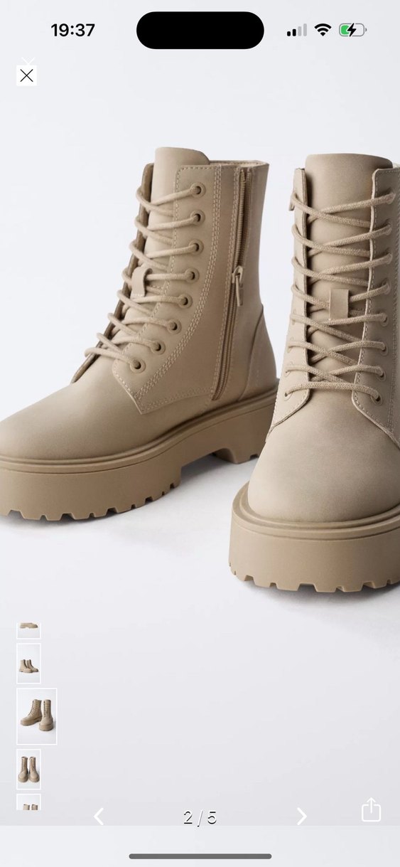 Bej kadın postal asker bot - Görsel 3