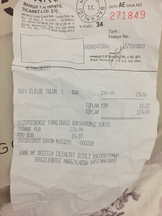 s Beden kahverengi Renk Mango deri elbise