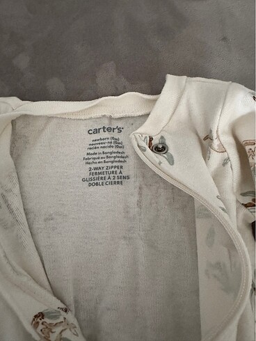 Carter's Carters yenidoğan tulum