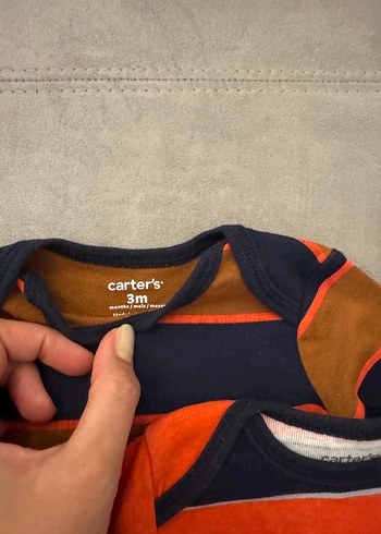 Uzun Kollu Pamuklu Erkek Bebek Body - Görsel 2