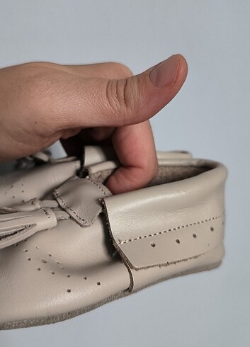 Kanz hakiki deri bebek ayakkabısı - Görsel 4