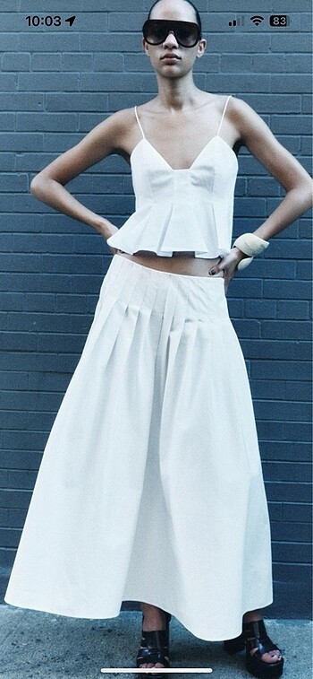 Zara midi etek