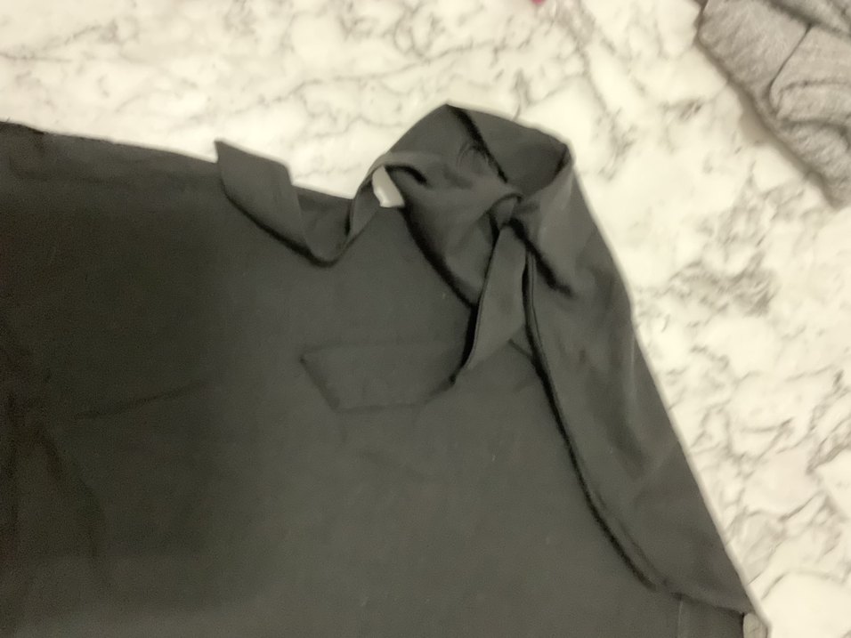 Siyah Düz Tişörtü, Kısa Kollu, Salaş - Görsel 3