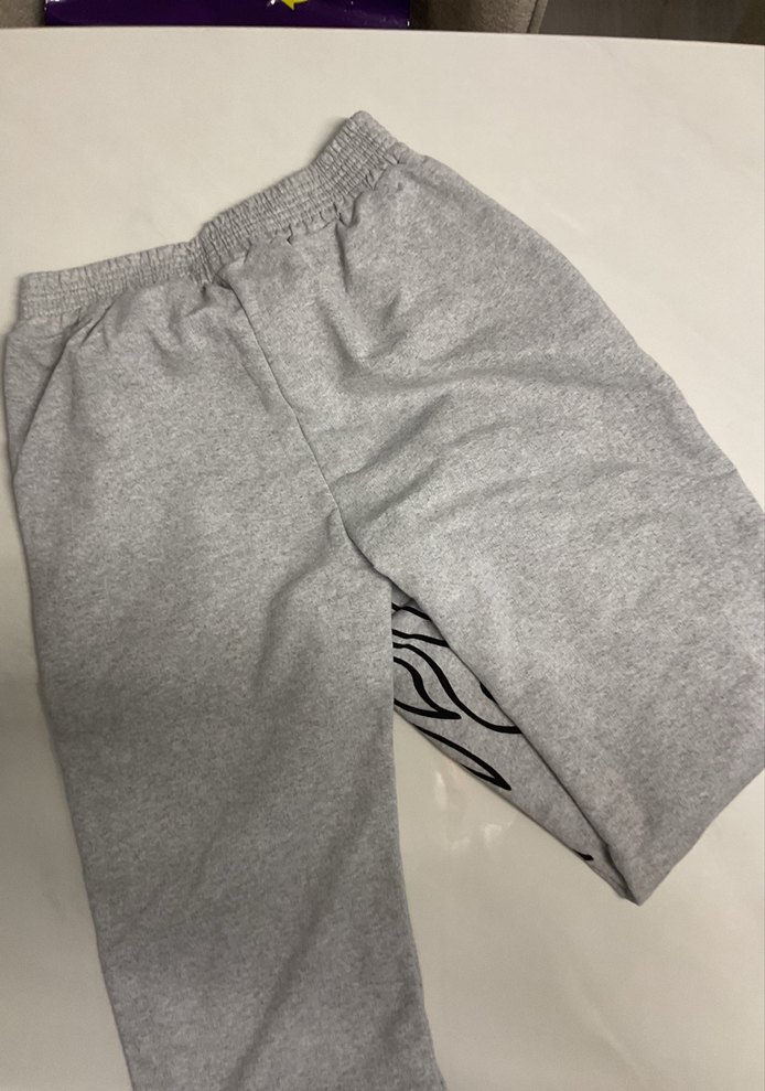 Gri Baskılı Kadın Eşofman Altı - Görsel 2