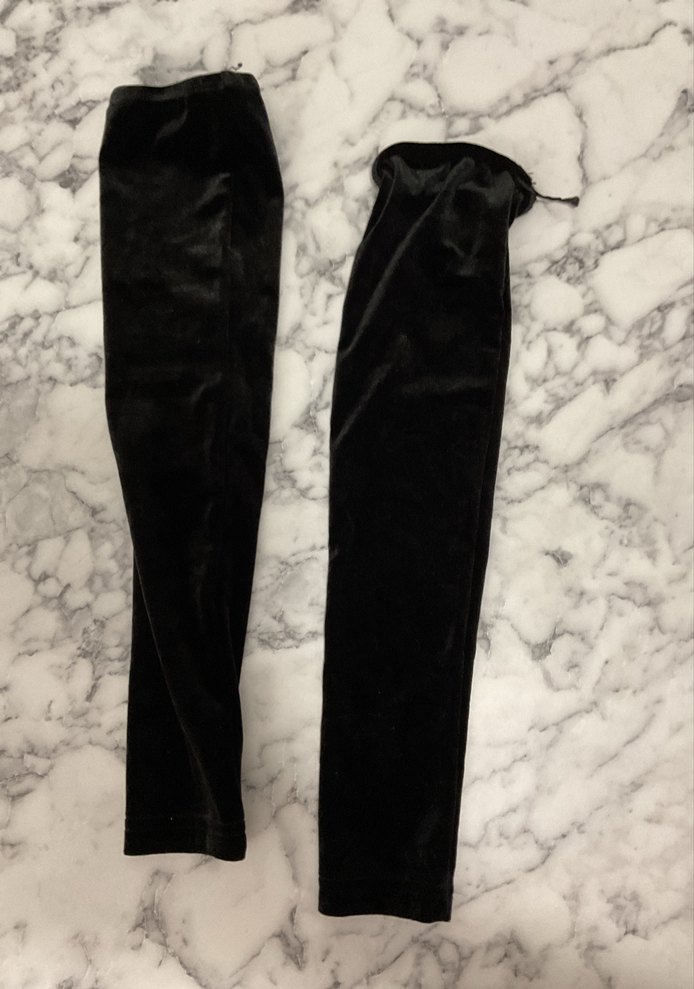 Siyah Drapeli Uzun Kadın Elbise - Görsel 5