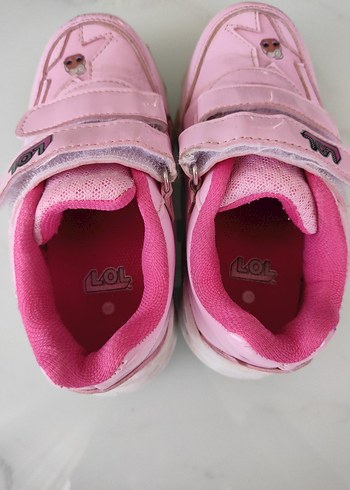 29 Beden Pembe Kız Çocuk Spor Ayakkabı Velcro