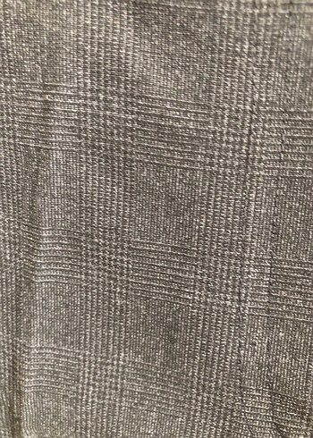 Düğmeli Gri Kadın Kumaş Bermuda Pantolon - Görsel 5