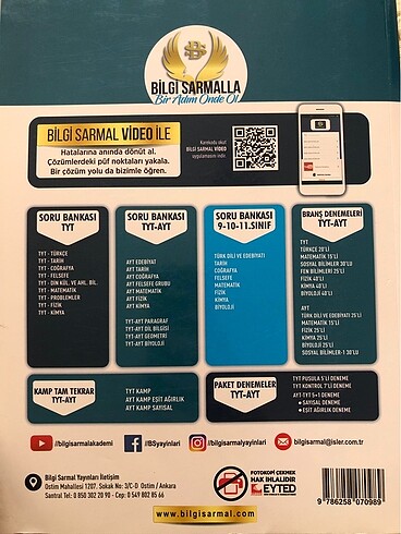 Bilgi Sarmal Türkçe Soru Bankası TYT