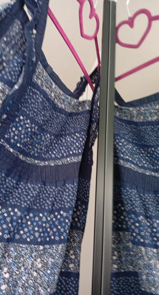 Lacivert Bohem Salaş Uzun Hamile Eteği - Görsel 4