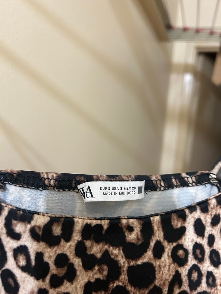 Zara Leopar bodysuit - Görsel 5