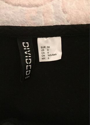 h&m kısa siyah elbise