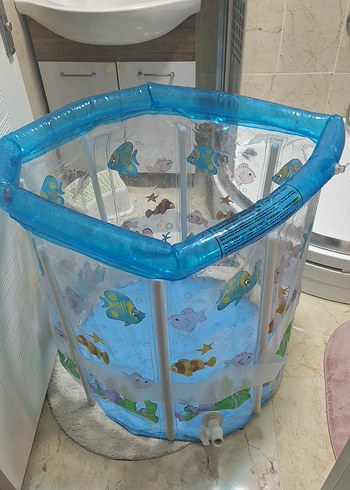 Renkli Balık Desenli Çocuk Havuzu - Görsel 2