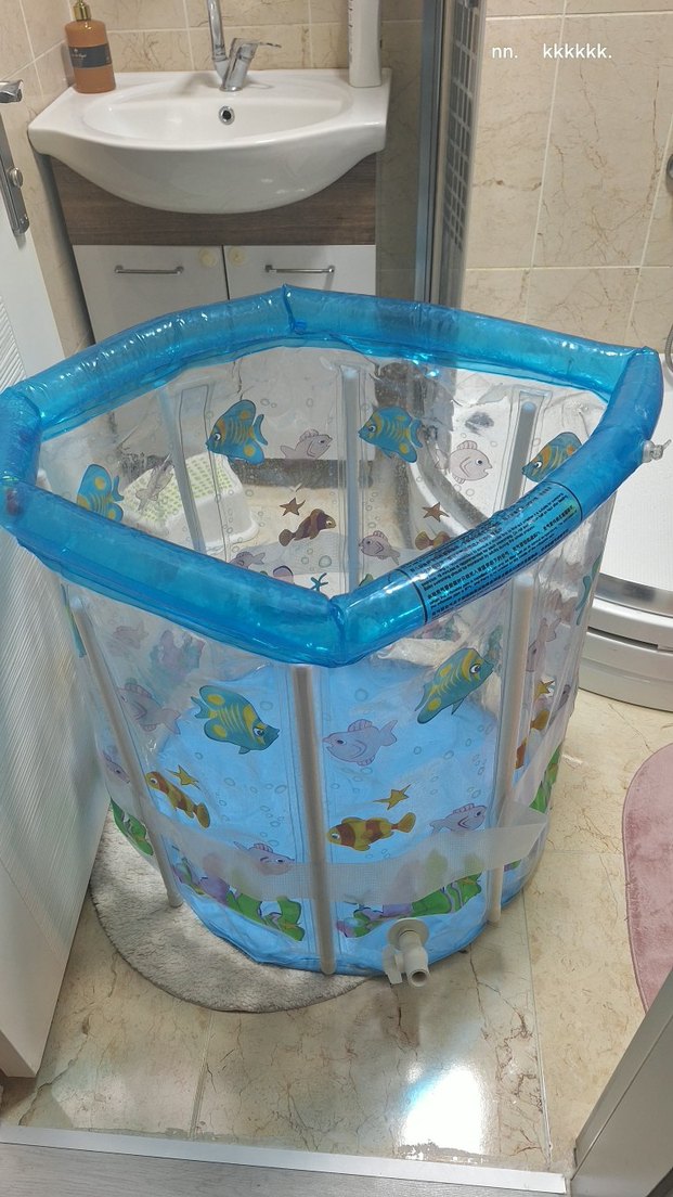 Renkli Balık Desenli Çocuk Havuzu - Görsel 2