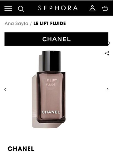 Chanel le lift fluide 50 ml