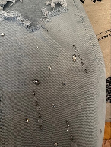 s Beden BERSHKA taşlı jean