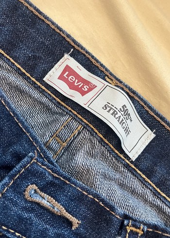 Levis Levi S Mavi Baskili Kadin Kot Pantolon