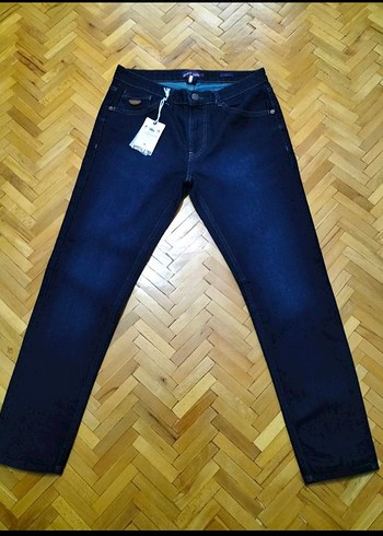 Lacivert Kadın Regular Fit Denim Jean