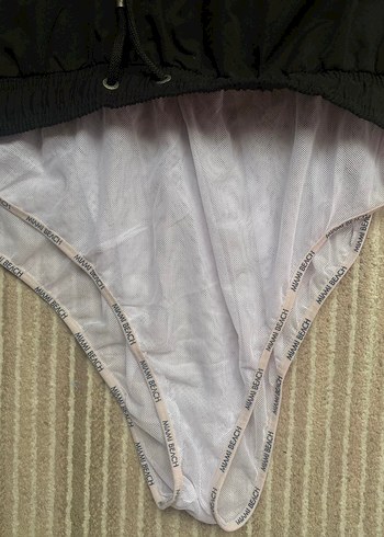 Unisex Siyah deniz Şortu - Görsel 5