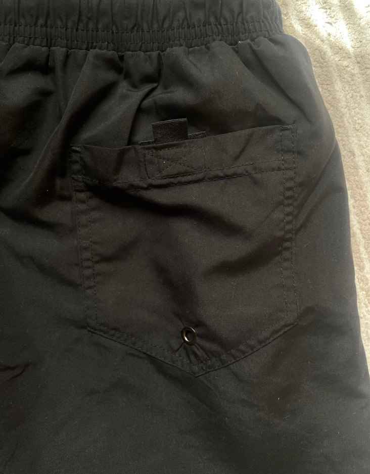 Unisex Siyah deniz Şortu - Görsel 3