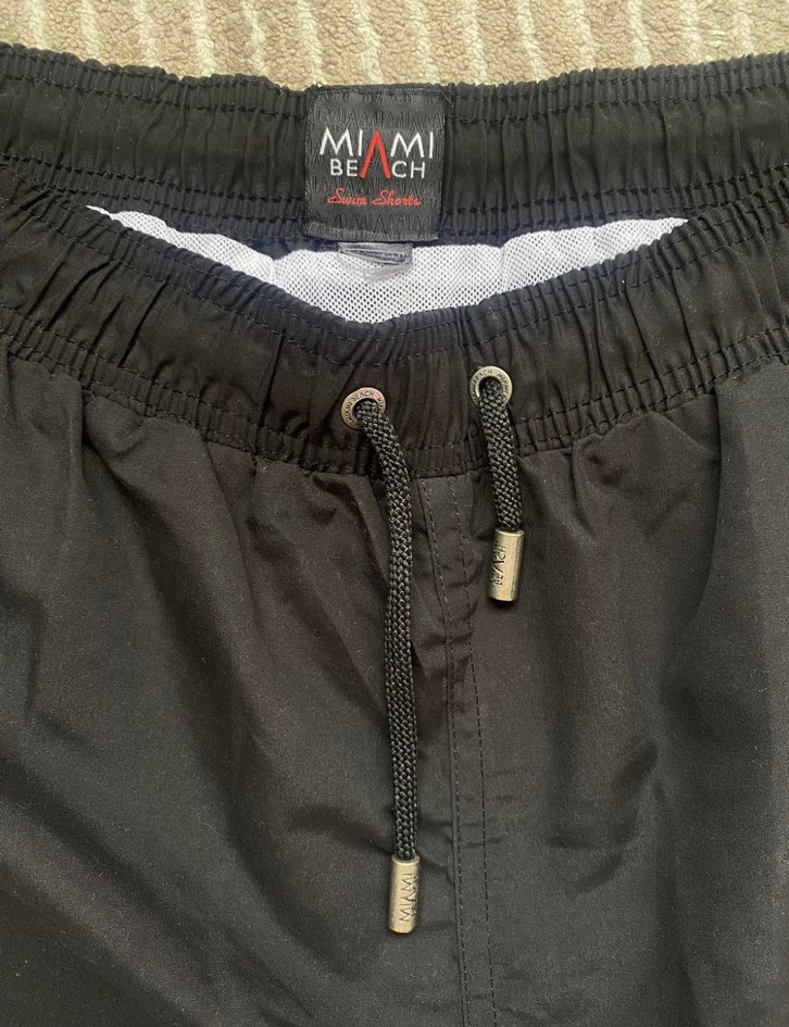 Unisex Siyah deniz Şortu - Görsel 4