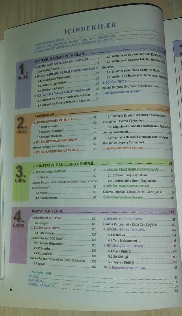 Tuna Ortaöğretim Kimya 10. Sınıf Kitabı - Görsel 2