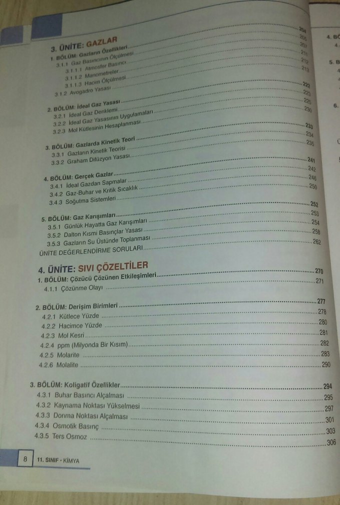 11. Sınıf Ortaöğretim Kimya Ders Kitabı - Görsel 4