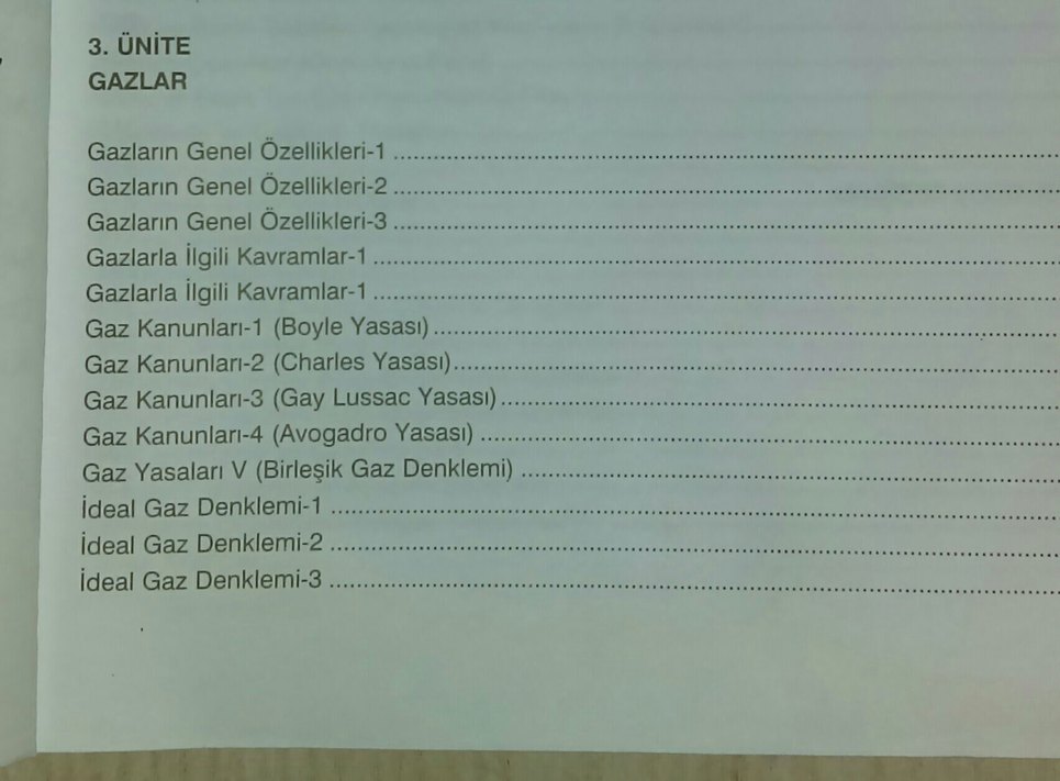 11. Sınıf Kimya Soru Bankası - Doğa Yayınları - Görsel 3