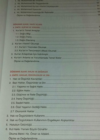 Ortaöğretim Din Kültürü ve Ahlak Bilgisi 10 Kitabı - Görsel 3