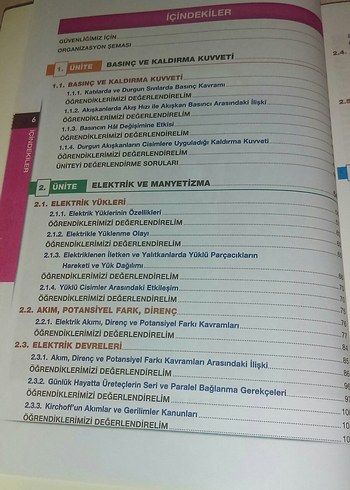 Fizik 10 Ortaöğretim Ders Kitabı - Görsel 2