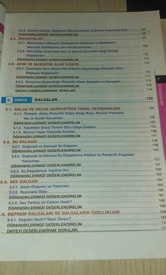 Fizik 10 Ortaöğretim Ders Kitabı - Görsel 3